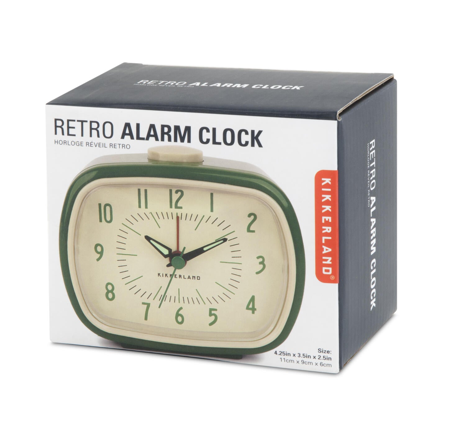 Retro vækkeur - grøn